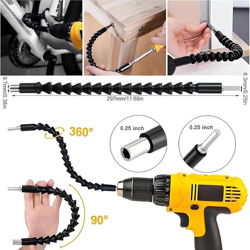 Impact Grade Driver Sockets Adapter Extension Set Drill Bit 3Pcs 1/4 3/8 1/2" Universal Socket Adapter Set and Right Angle Drill 105 Degree Right Angle Screwdriver set Drill Hex Bit Socket Adapter in Kuwait