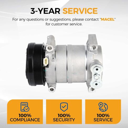 PAROD CO20151C A/C Compressor Fit for Cadillac Escalade, Chevy Blazer C1500 Suburban C2500 C3500HD K1500 K2500 K3500 P30 S10 Silverado Sonora Tahoe GMC Jimmy Sonoma Yukon Hombre Oldsmobile Bravada in Saudi Arabia