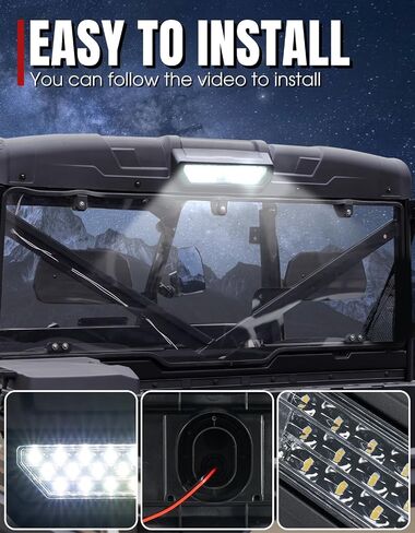 مصباح عمل LED خلفي A & UTV PRO متوافق مع ملحقات Polaris Ranger 1000 / XP 1000/ Crew 1000/ Crew XP 1000، مقاومة للماء، استبدل OEM # 2889672، قطعة واحدة in Saudi Arabia