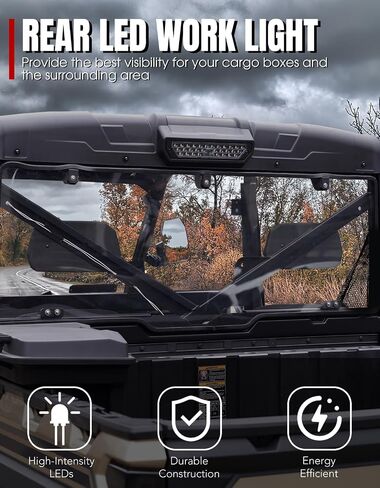 مصباح عمل LED خلفي A & UTV PRO متوافق مع ملحقات Polaris Ranger 1000 / XP 1000/ Crew 1000/ Crew XP 1000، مقاومة للماء، استبدل OEM # 2889672، قطعة واحدة in Saudi Arabia