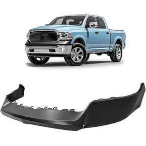غطاء المصد الأمامي KUAFU متوافق مع 2013-2018 Ram 1500، 2019-2024 Ram 1500 Classic، مع ضوء الضباب وفتحة المستشعر، بديل لـ 68197697AA CH1014108، غطاء المصد العلوي الأمامي، معبأ in Kuwait