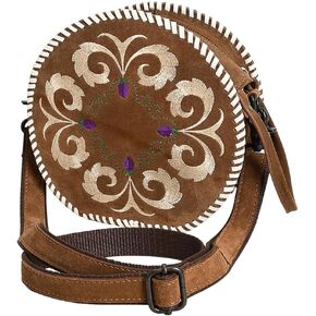 American Darling Canteen Genuine Suede Leather Women Bag Western Handbag Purse in Kuwait