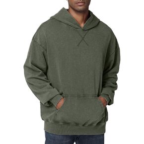 Mens Oversized Hoodie Unisex Acid Wash Hoodie Vintage Pullover Hoodies Hip Hop Sweatshirts with Pocket in Saudi Arabia