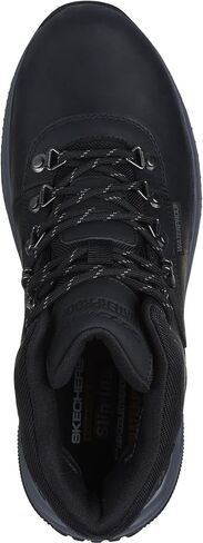 Skechers - مقاس مريح للرجال: حذاء Meroe - Pikeman سهل الارتداء، اللون أسود، المقاس: 10 XW US in Kuwait