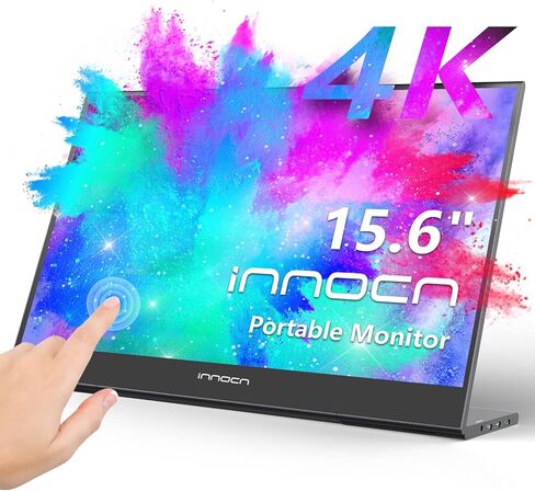 INNOCN 15.6 inch Portable Monitor Touchscreen PF15 Pro for Laptop FHD 1080P USB C HDMI External Display Travel Second Monitor for MacBook Windows Tablets Android Chrome PS4 Switch Mini PC in Kuwait