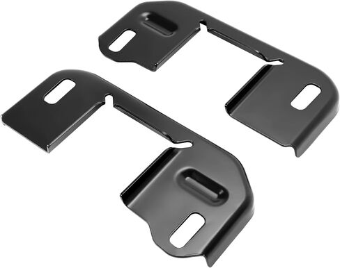 مجموعة دعامات المصد الأمامي من KUAFU متوافقة مع 2009-2014 Ford F150 Lincoln Mark LT 9L3Z5D059AA، 9L3Z5D058AA، FO1066177، FO1067177 للسائق والراكب من جانب الفولاذ المطلي بمسحوق أسود in Kuwait
