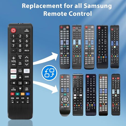 Universal Remote for All Samsung TV Remote, Replacement Compatible for All Samsung Smart TV, LED, LCD, HDTV, 3D Smart TVs Models, Series TVs in Kuwait