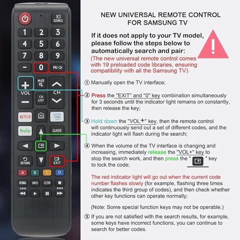 Universal Remote for All Samsung TV Remote, Replacement Compatible for All Samsung Smart TV, LED, LCD, HDTV, 3D Smart TVs Models, Series TVs in Kuwait