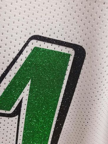 Custom Womens Blinged Football White Mesh Jersey Jalen Hurts Size 3XL XXXL in Saudi Arabia
