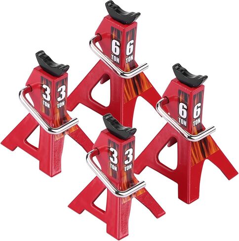 6 Ton 3 Ton Metal Simulation Jack Stand for D90 Axial Wraith SCX10 1/10 RC Crawler Car in Saudi Arabia