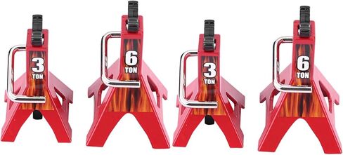 6 Ton 3 Ton Metal Simulation Jack Stand for D90 Axial Wraith SCX10 1/10 RC Crawler Car in Saudi Arabia