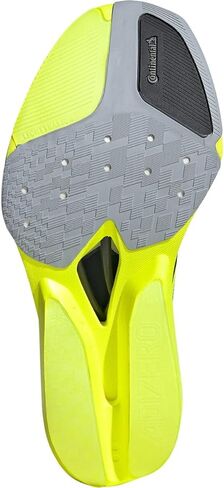 Adizero Prime X3 Strung Running Shoe, Lucid Lemon/Core Black/Halo Silver, Mens 12.0 in Saudi Arabia
