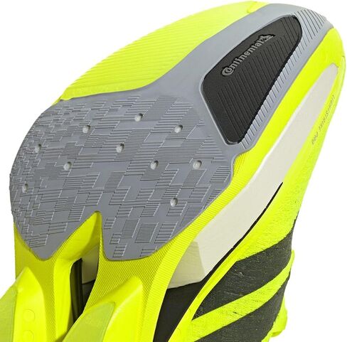 Adizero Prime X3 Strung Running Shoe, Lucid Lemon/Core Black/Halo Silver, Mens 12.0 in Saudi Arabia