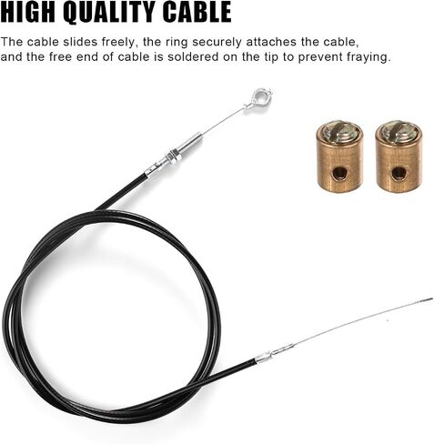 Throttle Cable for Go Kart, 71 Inch Throttle Cable Casing with 2pcs Cable Ends Throttle Cable Repair Kit Compatible with Predator Go Kart 212cc Engine GX160 GX200 Go Cart Accelerator in Saudi Arabia