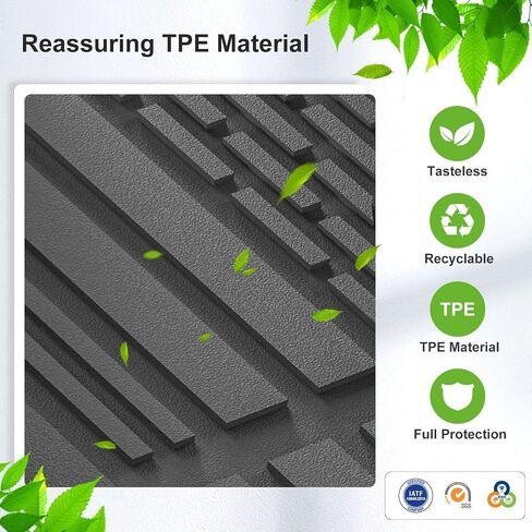 SMABEE Floor Mats for Mazda MX-5 Miata 2016-2024 / Fiat 124 Spider 2017-2018 1st Row Floor Liners TPE Mats All Weather Floor Liners Accessories Interior Black in Saudi Arabia