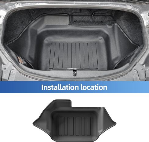 SMABEE Floor Mats for Mazda MX-5 Miata 2016-2024 / Fiat 124 Spider 2017-2018 1st Row Floor Liners TPE Mats All Weather Floor Liners Accessories Interior Black in Saudi Arabia