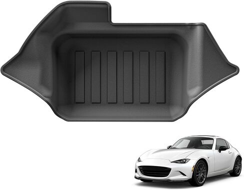 SMABEE Floor Mats for Mazda MX-5 Miata 2016-2024 / Fiat 124 Spider 2017-2018 1st Row Floor Liners TPE Mats All Weather Floor Liners Accessories Interior Black in Saudi Arabia