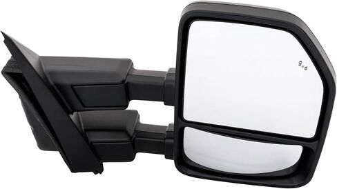 مرآة سحب ساخنة جانبية من Kool Vue لسيارة Ford F-250، F-350، F-450 Super Duty 2021-2022، مرآة النقطة العمياء للسيارة، مزخرفة in Saudi Arabia