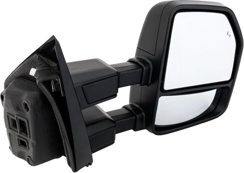 مرآة سحب ساخنة جانبية من Kool Vue لسيارة Ford F-250، F-350، F-450 Super Duty 2021-2022، مرآة النقطة العمياء للسيارة، مزخرفة in Saudi Arabia