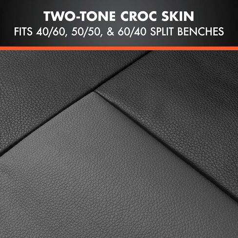 BDK Red Faux Leather Car Seat Covers Full Set with Matching Carpet Car Floor Mats - Universal Front & Back Bench Car Seat Protector & Car Mats Full Set for SUV & Truck Automotive Interior Liner in Saudi Arabia