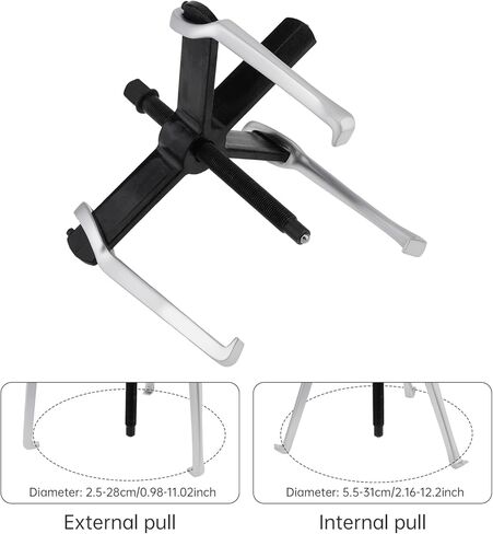 2 Jaw 3 Jaw Gear Puller, Multifunctional Puller for Auto Car Repair Hand Tools, Forge and Stamp Bearing Puller (8 Inch) in Kuwait