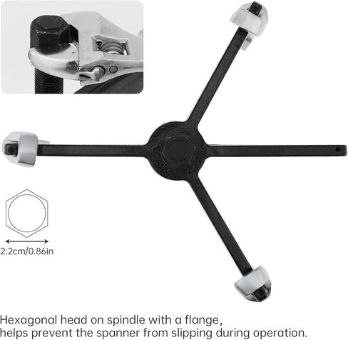 2 Jaw 3 Jaw Gear Puller, Multifunctional Puller for Auto Car Repair Hand Tools, Forge and Stamp Bearing Puller (8 Inch) in Kuwait