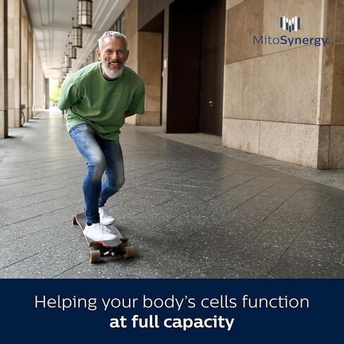 MitoAdvanced BioCopper1 (Cunermuspir) - كوكتيل الميتوكوندريا النحاسي المتوفر بيولوجيًا مع Coq10 والثيامين والريبوز والفولات والكولين وحمض البانتوثينيك - مضاد للشيخوخة، مضاد للشيب - 120 قيراط in Kuwait