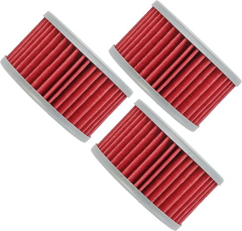 Caltric 3 Pack Oil Filter Compatible with Suzuki 350 Dr350 Dr-350 Dr350Se 1990-1999 in Saudi Arabia