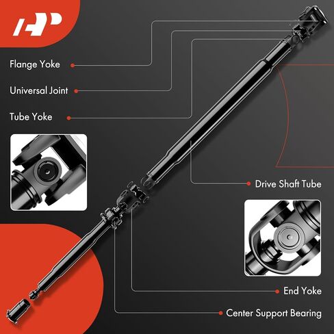 A-Premium Rear Complete Drive Shaft Prop Shaft Driveshaft Assembly Compatible with Hyundai Santa Fe 2009, AWD, Automatic Transmission, Replace# 49300-2B510, 493002B510 in Saudi Arabia