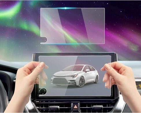 حامي الشاشة الزجاجية المقسّرات احباط توافق مع 2021 2020 2019 Toyota Rav4 8 بوصة لوحة معلومات اللوحة عرض اللمسات التي تعمل باللمس إكسسوارات واقية من فيلم واقي 9H مضاد للأصهر HD Clear in Kuwait