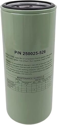 1PC 250025-525 250025-526 Oil Filter Element for Air Compressor(250025-525) in Saudi Arabia