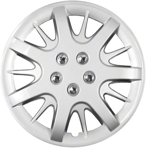 Set of Four 16' Silver Hubcap Wheel Covers for Chevy Impala 2000-2011 (Push-on) in Saudi Arabia