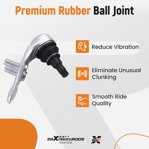 14 قطعة من ذراع التحكم الأمامي السفلي من maxpeedingrods لسيارة Toyota Camry 2007-2011 طقم تعليق مع مفاصل كروية وصلات طرفية لقضيب الربط وأحذية ربط نهاية قضيب الربط in Kuwait