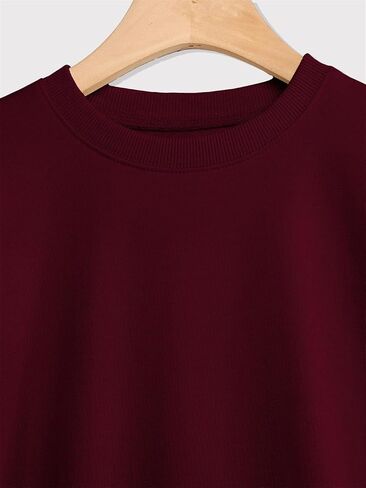 FORHVIPS All Peopled Out Sweatshirt Women Long Sleeve Letter Print Graphic Tee Fall Crew Neck Funny Sayings Pullover Top in Saudi Arabia