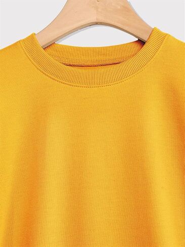FORHVIPS All Peopled Out Sweatshirt Women Long Sleeve Letter Print Graphic Tee Fall Crew Neck Funny Sayings Pullover Top in Saudi Arabia