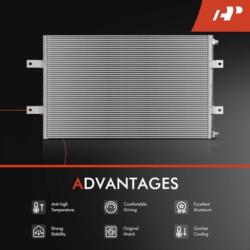 استبدال مكثف A-Premium A/C # F6HZ19712A - متوافق مع 2003-2006 Sterling Truck LT9500، AT9500، LT7500، LT8500 in Saudi Arabia