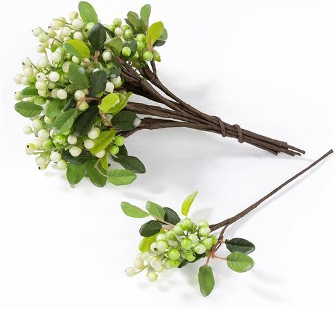 SHACOS Artificial Blue Berry Stems Pack of 20 Fake Berries with Green Leaves Fake Blueberries Spray Pick 9.8 inch for Christmas Decorations Crafts Holiday Home Decor (20 PCS, Berry Blue) in Saudi Arabia