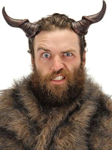 elope Small Beast Horns - Lightweight Plastic with Adjustable Straps, One Size Fits Most in Saudi Arabia