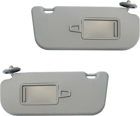 Sun Visor fits for KIA Soul Pair Both Sides Gray 2014-2019 OE Quality - 2MPLASTIC 85220-B2240BF3, 85210-B2240BF3 in Saudi Arabia