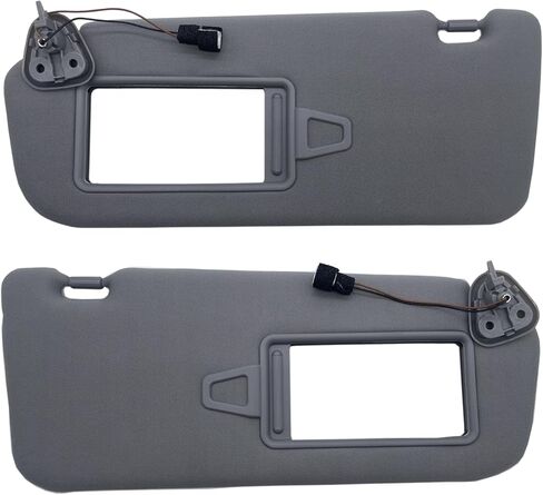 واقي من الشمس بجانب السائق مع بديل للضوء يناسب Hyundai Santa Fe 2006-2012 ظلة 852100W110J4 اللون رمادي (رمادي (جانب السائق)) in Kuwait