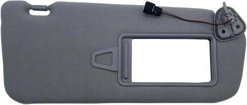 Driver Side Sun Visor with Light Replacement Fits for Hyundai Santa Fe 2006-2012 Sunshade 852100W110J4 Color Gray (Gray(Driver Side)) in Saudi Arabia