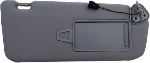 Driver Side Sun Visor with Light Replacement Fits for Hyundai Santa Fe 2006-2012 Sunshade 852100W110J4 Color Gray (Gray(Driver Side)) in Saudi Arabia