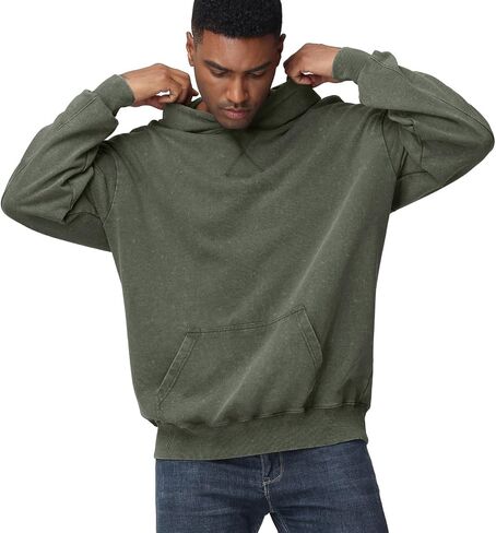 Mens Oversized Hoodie Unisex Acid Wash Hoodie Vintage Pullover Hoodies Hip Hop Sweatshirts with Pocket in Saudi Arabia