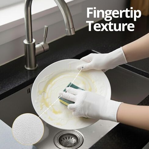 قفازات فحص النتريل القابل للتصرف، 3 مل، صغير، صندوق من 100، قفازات النتريل البيضاء خالية من اللاتكس للاستعمال مرة واحدة للأغراض الطبية والتنظيف والطبخ والتجميل، آمنة للطعام، خالية من البودرة، غير معقمة in Kuwait