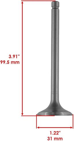 Caltric Intake and Exhaust Valve Kit Compatible with Kawasaki Bayou 300 KLF300 4x4 1986-2005 in Saudi Arabia