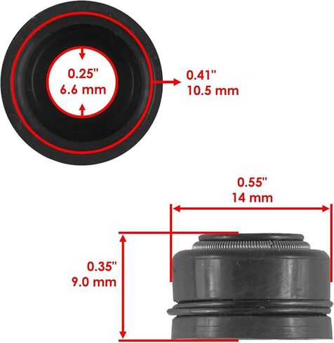 Caltric Intake and Exhaust Valve Kit Compatible with Kawasaki Bayou 300 KLF300 4x4 1986-2005 in Saudi Arabia
