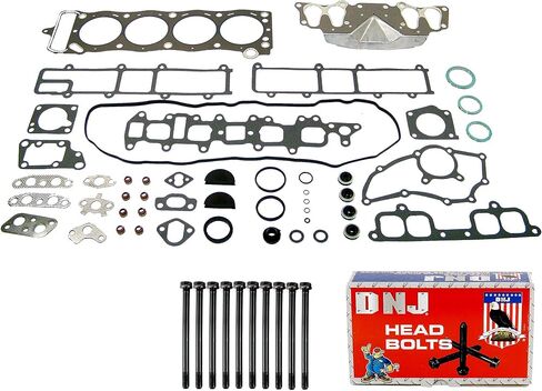 DNJ HGB900 مجموعة حشية رأس الأسطوانة مع مجموعة مسامير الرأس لـ 1985-1995 Toyota 4Runner 2.4L 2366cc L4 SOHC in Saudi Arabia