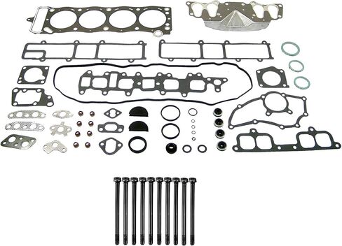 DNJ HGB900 مجموعة حشية رأس الأسطوانة مع مجموعة مسامير الرأس لـ 1985-1995 Toyota 4Runner 2.4L 2366cc L4 SOHC in Saudi Arabia