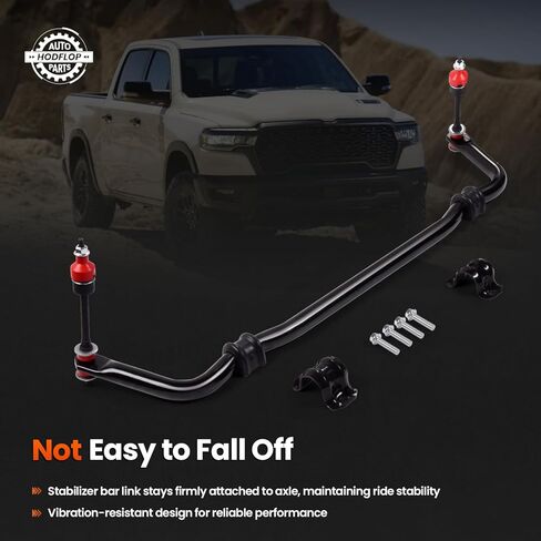 55398938AC Front Suspension Stabilizer Bar Link Kit, K80894 Sway Bar End Link & Bracket Bushing Compatible with Dodge Ram 1500 2009-2010, Ram 1500 2011-2018, Ram 1500 Classic 2019-2022 4WD 55398938AB in Kuwait