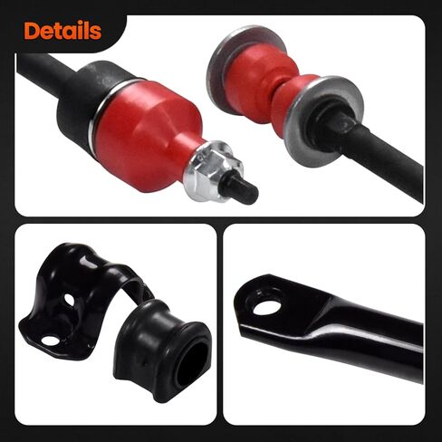 55398938AC Front Suspension Stabilizer Bar Link Kit, K80894 Sway Bar End Link & Bracket Bushing Compatible with Dodge Ram 1500 2009-2010, Ram 1500 2011-2018, Ram 1500 Classic 2019-2022 4WD 55398938AB in Kuwait